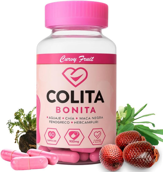 Curvy Fruit Colita Bonita – Aguaje, Black – Aguaje Fruit: A Peruvian fruit rich in phyto-oestrogens and healthy – Image 1