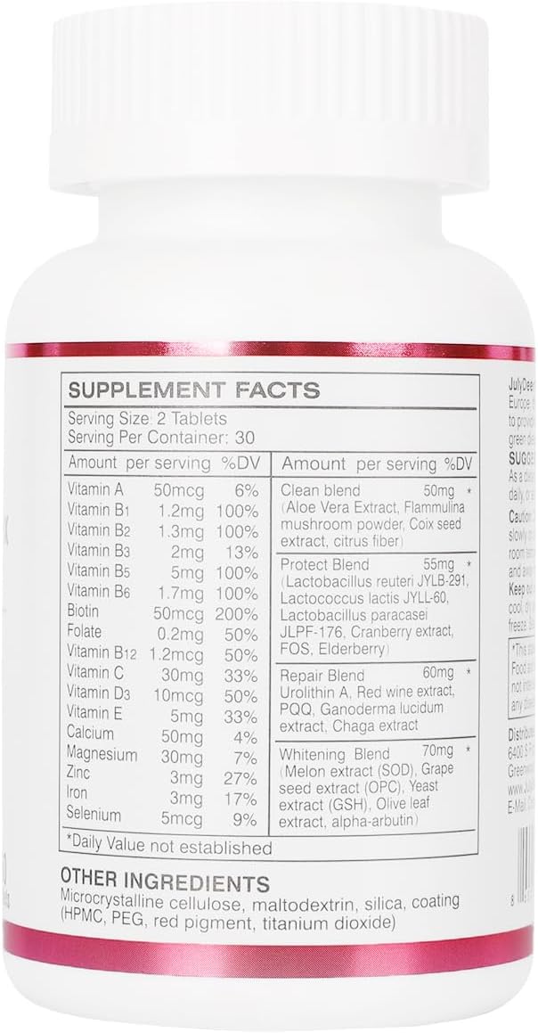 JulyDeer Women's's One Daily Multivitamin | – B-Complex (B1, B2, B6, B12, Folic Acid, Biotin) – These vitamins are – Image 5