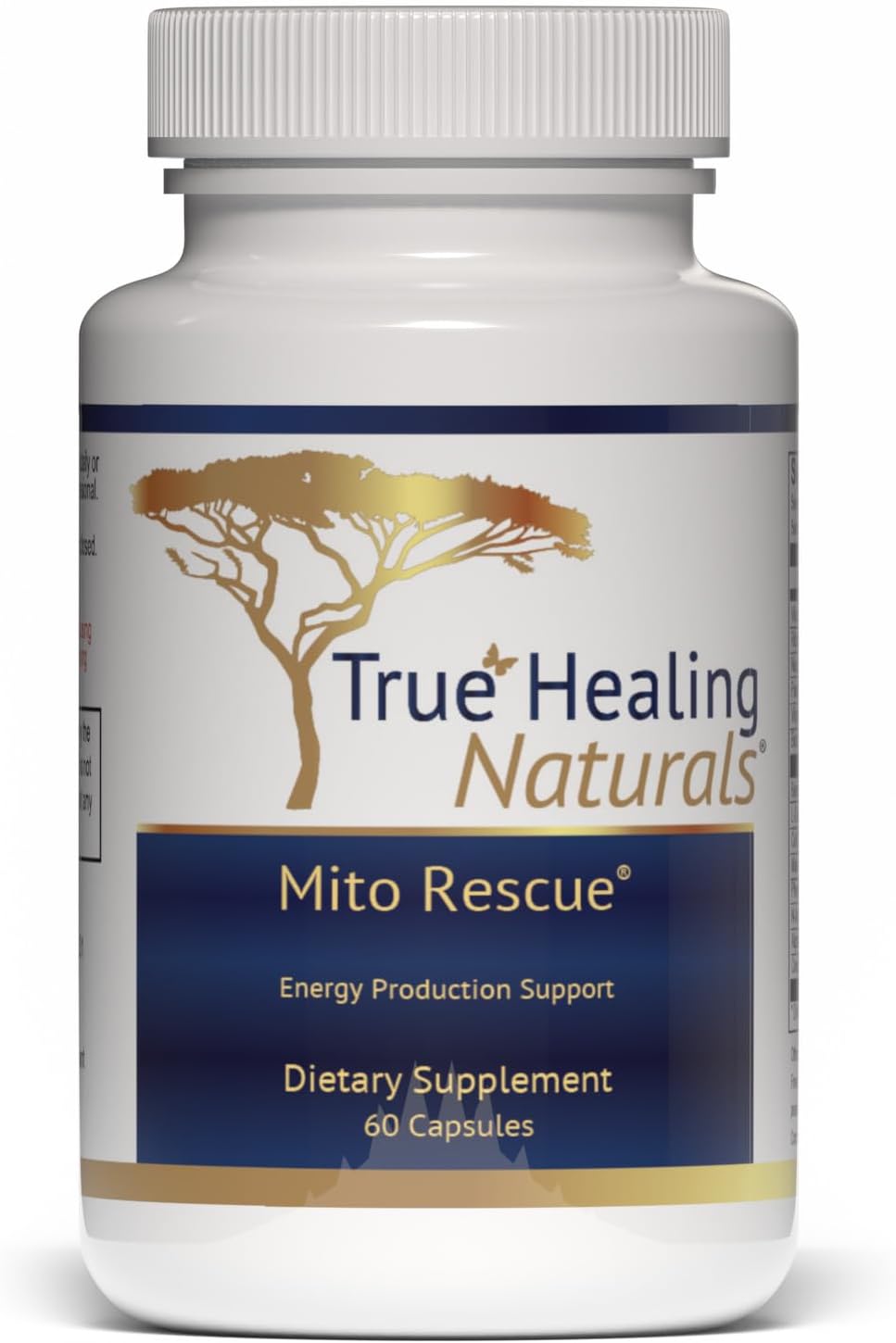 True Healing Naturals Mito Rescue - Mitochondrial Support Supplement, 60 Vegetarian Capsules - görsel 1