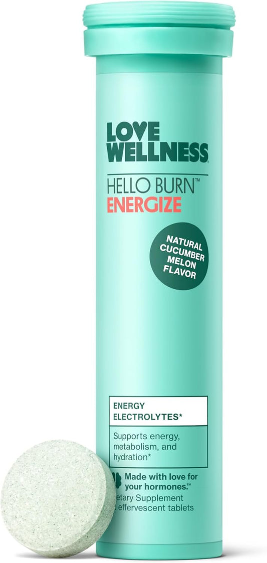 Love Wellbeing Hello Burn Energise | – Supports Healthy Metabolism: B vitamins help metabolise carbohydrates, – Image 1
