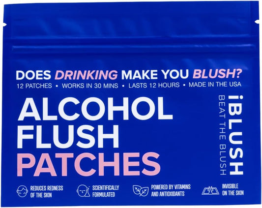 iBLUSH Alcohol Flush Patches – Discreet – Discreet Support: The patch is small and can be worn under clothing, so – Image 1