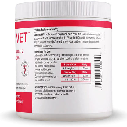 CobalaVet Vitamin B12 & B9 for Small Dogs & Cats – Supports the Nervous System, Brain Function, Immune Defence & Cell Growth – Blood Cell Formation – Metabolic Pathway – Liquid Supplement