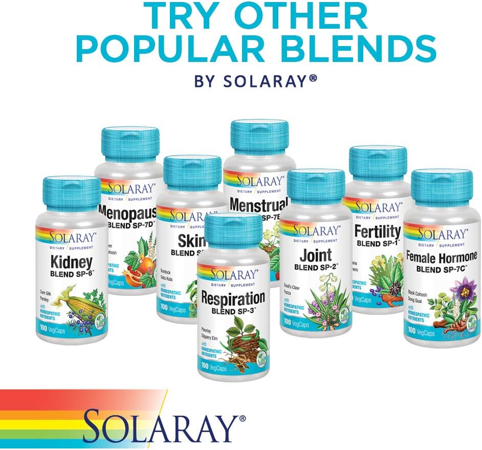 SOLARAY Hair Blend SP-38 - Herbal Hair Support, 100 VegCaps - görsel 4