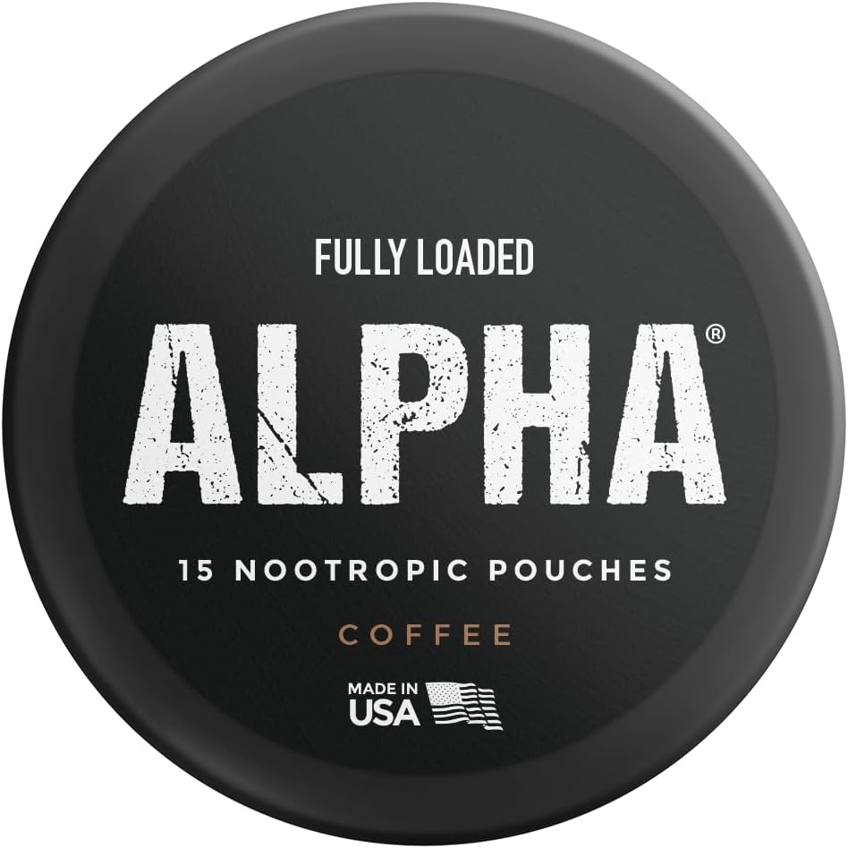 Fully Loaded Alpha Nootropic Pouches (Coffee) – 5 Tins, 75 Pouches – Image 7