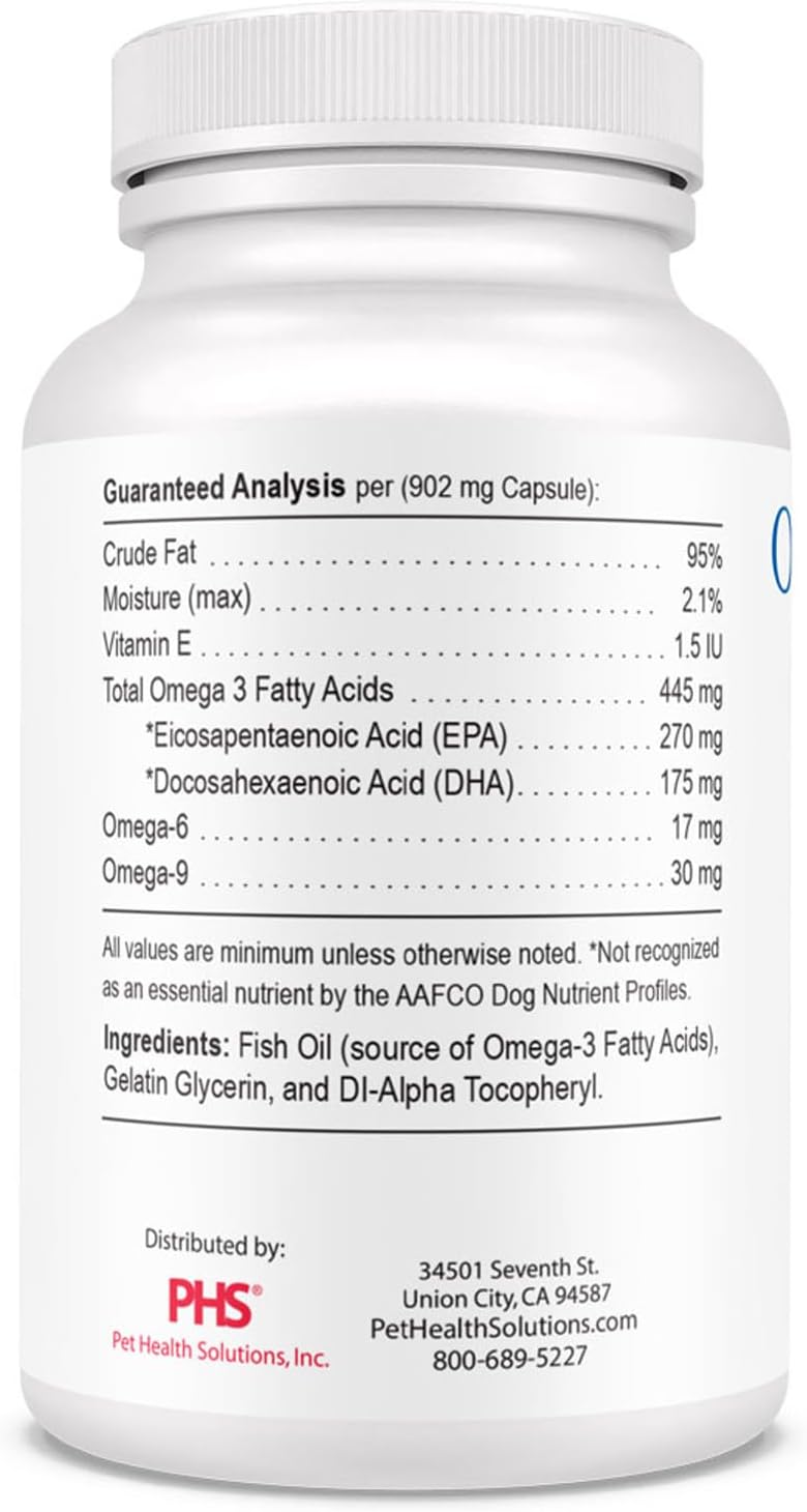 Omega-Caps HP Snip Tips for Cats & Smaller Dogs - Omega-3 Fish Oil Supplement with EPA, DHA, Vitamins, Minerals and Antioxidants - Supports Immune, Joint, Heart and Brain Health - 60 Softgels - görsel 7