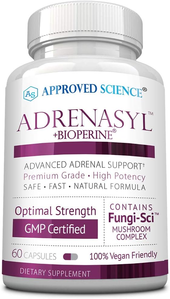 Approved Science Adrenasyl - Adrenal Gland Support Supplement (60 Capsules) - görsel 1