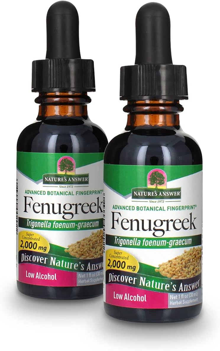 Nature's Answer Fenugreek Seed Extract – Liquid, 30 ml - görsel 8