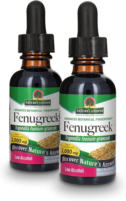 Nature's Answer Fenugreek Seed Extract – Liquid, 30 ml