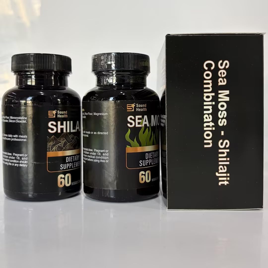 Irish Sea Moss & Shilajit Bundle – Natural – Vitamin C & D: Essential for immune function, bone health, and skin – Image 7