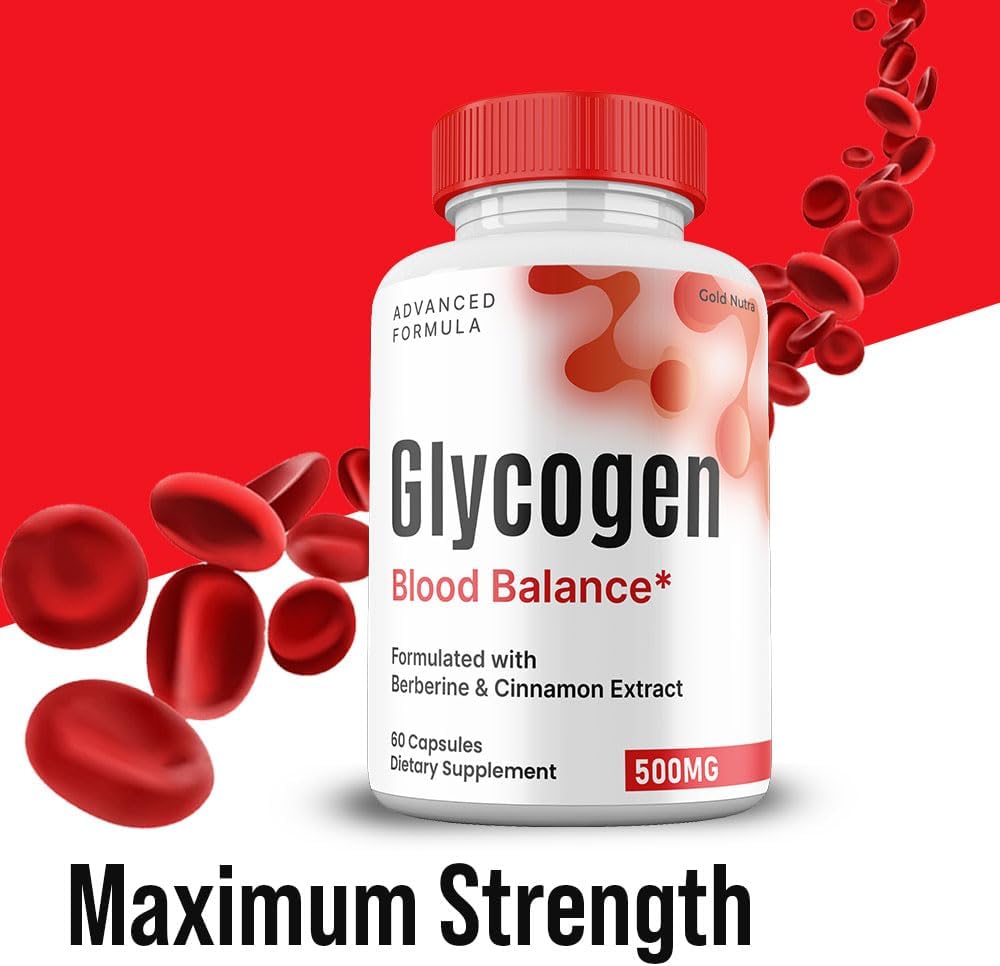 Glycogen Capsules Blood Balance, Premium All – Maximum Strength: Each capsule is designed with high potency to – Image 2