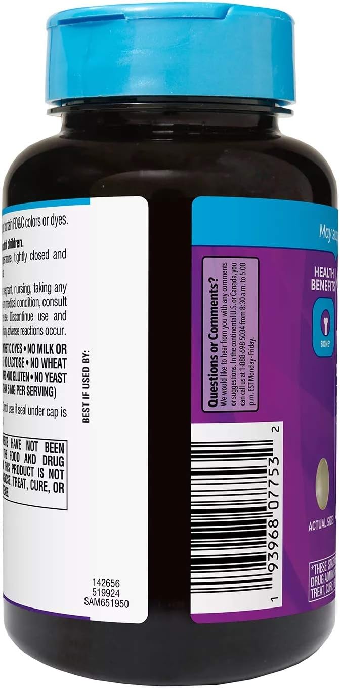 Member's Mark Vitamin D3 50 mcg (2000 IU) Dietary Supplement, 400 Softgels - görsel 3