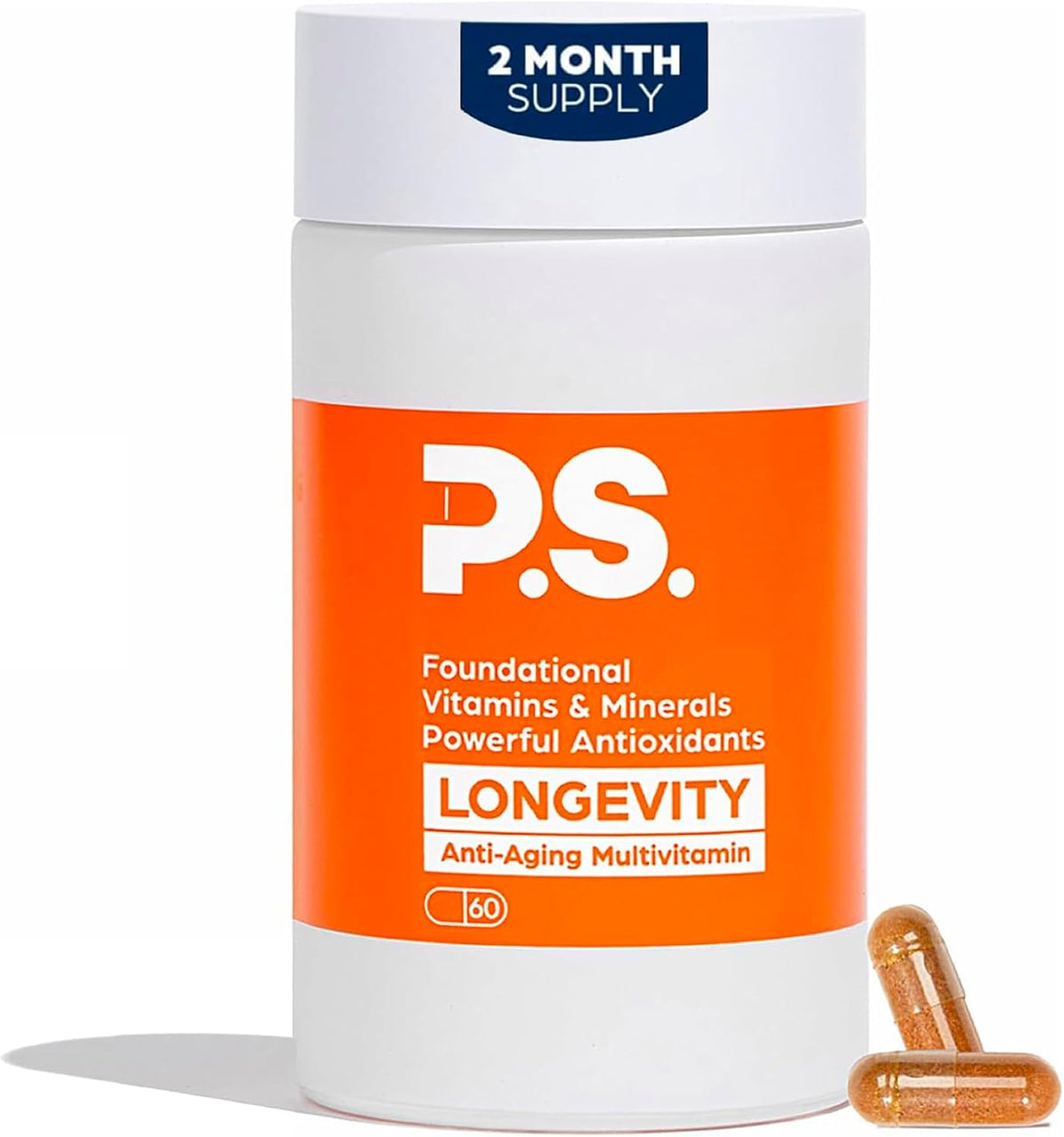 PS Longevity Supplements – Methylated – Methylated Folate and Methylcobalamin (B12) : The active forms, so your – Image 1