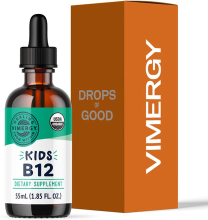 Vimergy Liquid B12 – Fast-Absorbing Organic – Two bioactive forms: methylcobalamin and adenosylcobalamin – Image 9