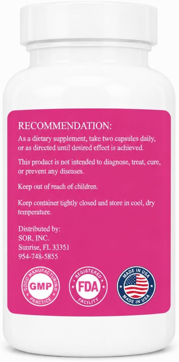 Super Strength Mammary Natural Breast Enhancement Formula – Bovine Mammary Glandular, 100 Capsules - görsel 3