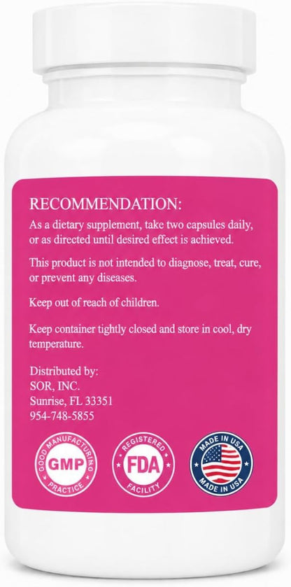 Super Strength Mammary Natural Breast Enhancement Formula – Bovine Mammary Glandular, 100 Capsules