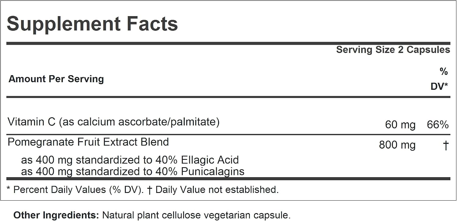 ANDREW LESSMAN Pomegranate 40-40 Complex - 180 Capsules - görsel 2