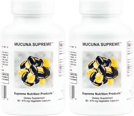 Supreme Nutrition Mucuna Supreme, 90 Pure – 100% Pure Cowhage: The only ingredient is Mucuna pruriens. No fillers, – Image 1