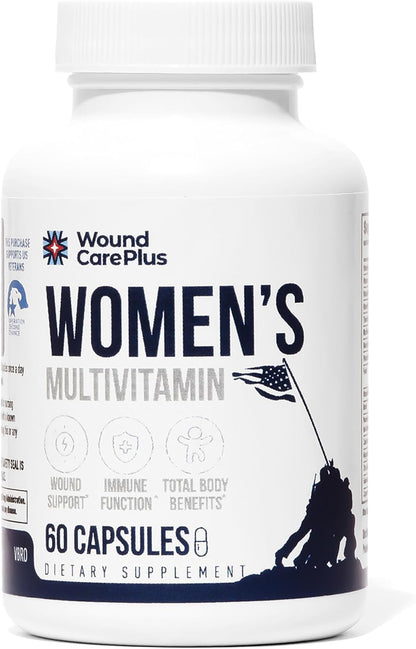 Wound Care Plus Women's's Multivitamin - – Vitamin A: Supports vision, immune function, and skin health. – Image 1