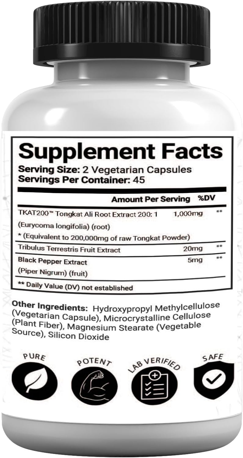 Research Labs Longjack Tongkat Ali 2 Pack Extract Capsules – Image 7