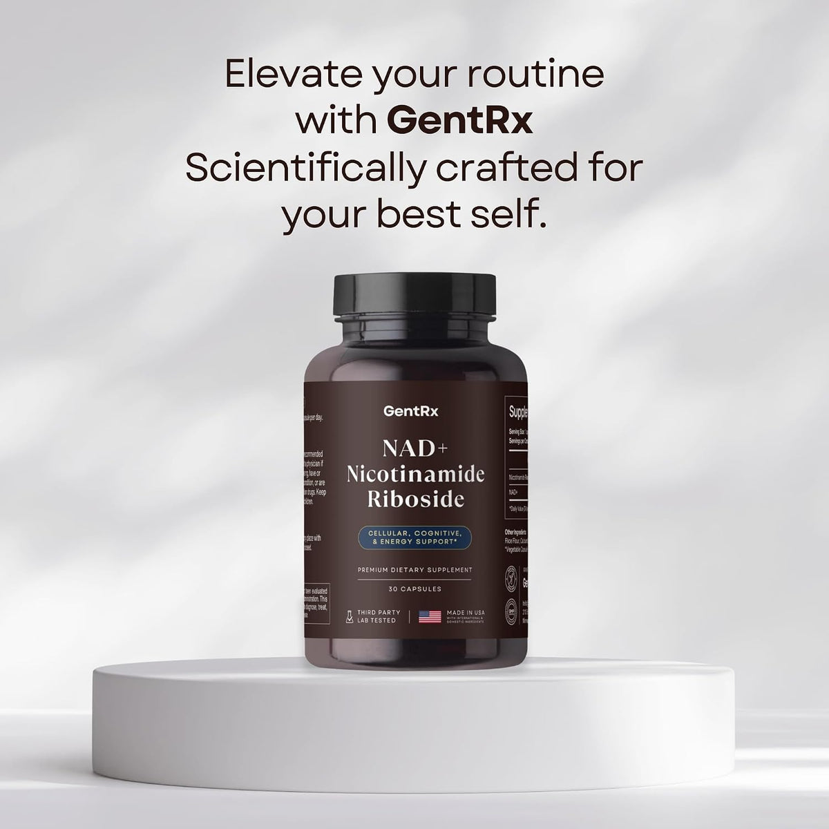 GentRx Third-Party Tested NAD+ & NR – Those looking for a non-stimulant energy boost – Image 9
