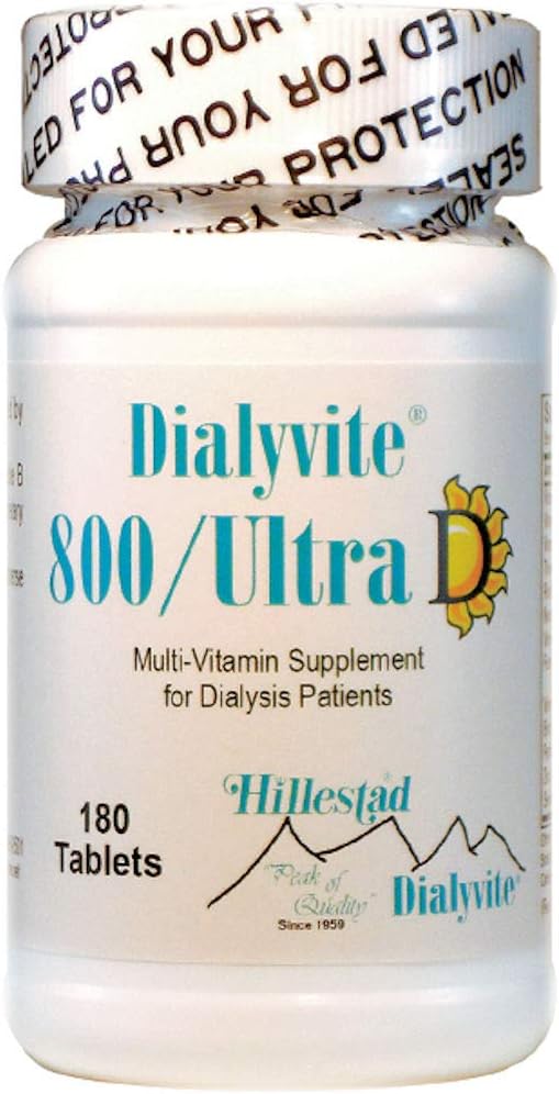 Dialyvite 800 Ultra D Multivitamin for Dialysis Patients – 180 Tablets (6 Month Supply) - görsel 1