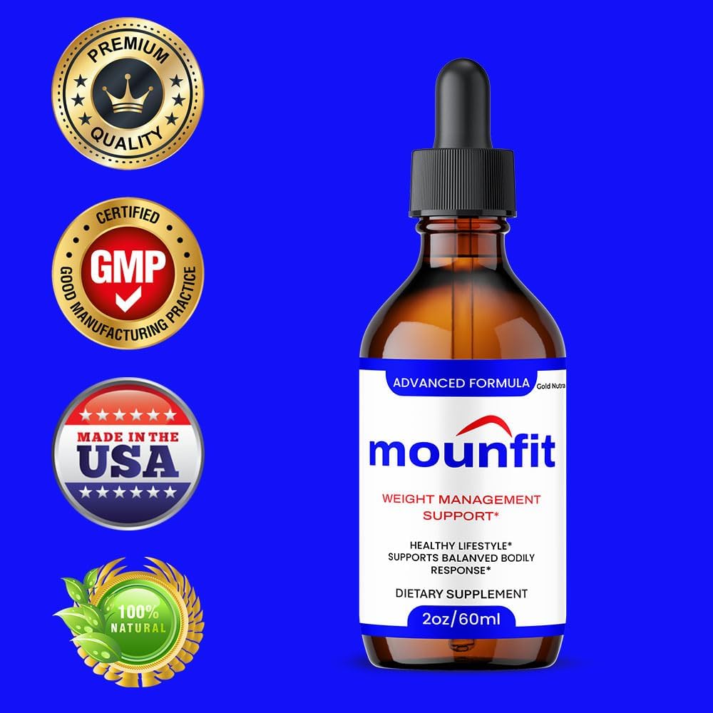 (5 Pack) Mounfit Drops, All Natural Formula, Mounfit Liquid Supplement Maximum Strength, Official Vitamin Extract for Men – Image 3