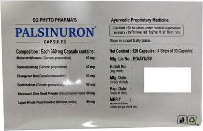 SG Phyto Pharma Palsinuron (120 Capsules)