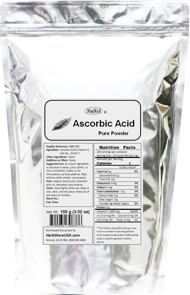 Ascorbic Acid Vitamin C Pure Powder - USP & FCC Quality (2270 g) - görsel 5