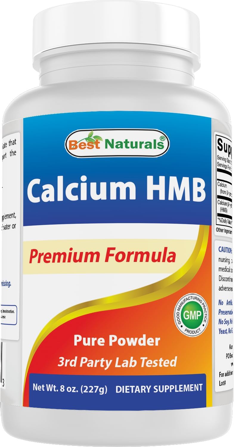 Best Naturals HMB (Beta-Hydroxy Beta-Methylbutyrate) Pure Powder 227 g - görsel 1