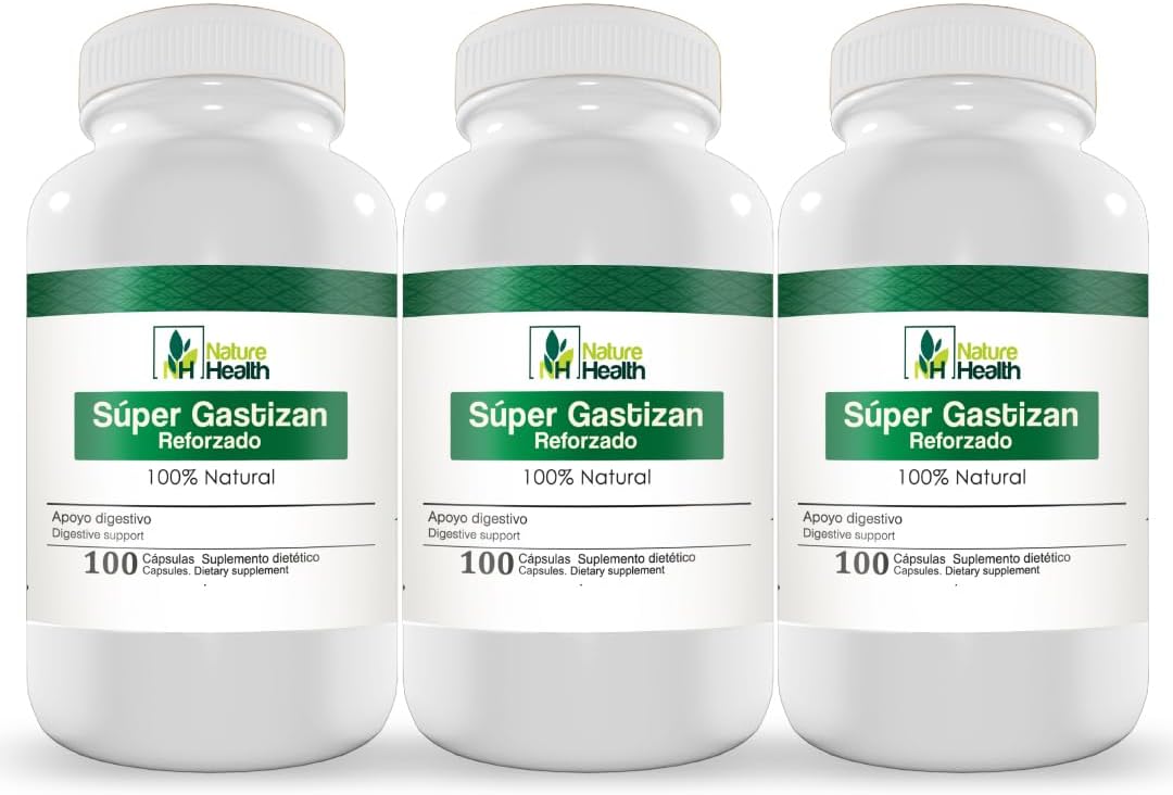 Nature Health Super Gastrizan Digestive Support Capsules with Inca Muña, Cat's Claw, Peppermint, Culen, Rosemary, and Chamomile - görsel 6