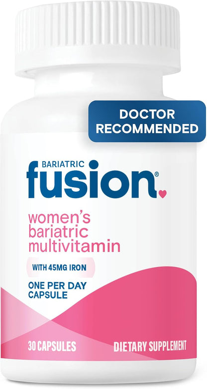 Bariatric Fusion Bariatric Multivitamin with Iron for Women – Hair, Skin & Nails Complex – 30 Capsules (1 Month)