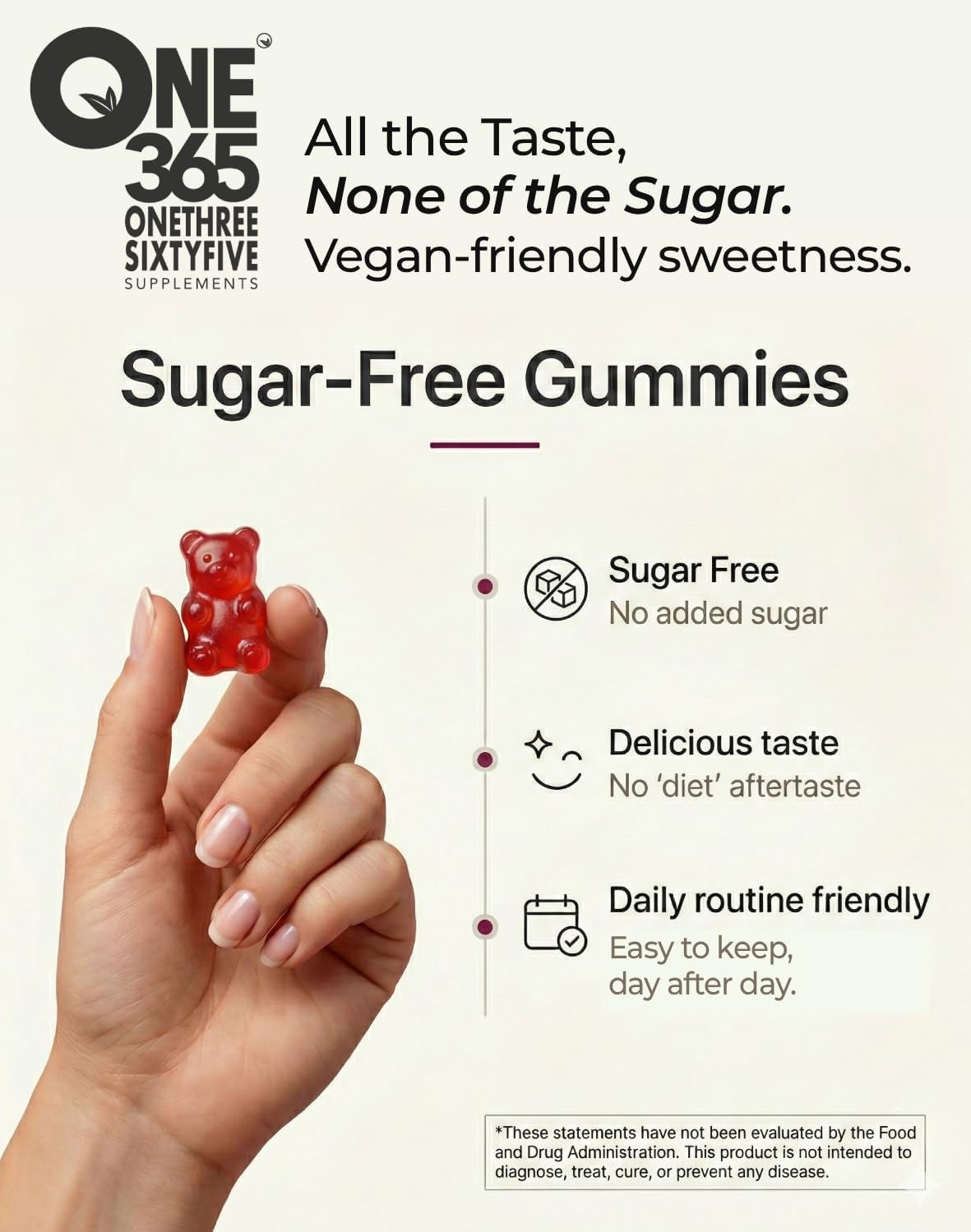 ONE 365 NAD+ Supplement Gummies Nicotinamide Riboside Resveratrol Cellular Energy Healthy Ageing Support Antioxidant NAD – Image 5