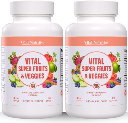 Vital Super Fruits & Veggies – Daily – Health-conscious folks aiming to fill nutritional gaps. – Image 1