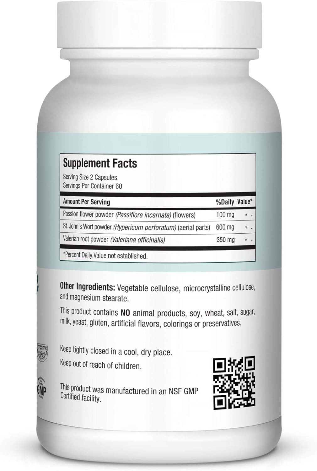 Maxi Health Kosher Calm Serenity & Relaxation Support Capsules (120 Capsules) - görsel 2