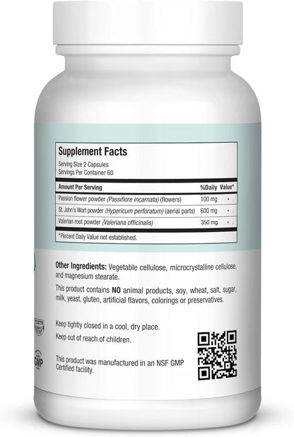Maxi Health Kosher Calm Serenity & Relaxation Support Capsules (120 Capsules)