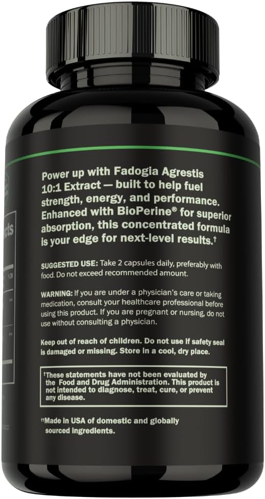 Prime Labs Fadogia Agrestis for Men - 600mg – Energy & Stamina: Designed to keep you going strong, whether at the – Image 9