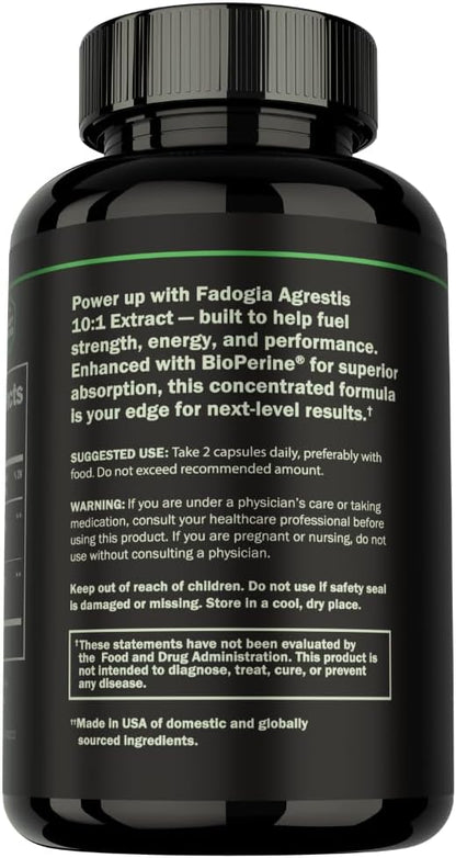 Prime Labs Fadogia Agrestis for Men - 600mg – Energy & Stamina: Designed to keep you going strong, whether at the – Image 9