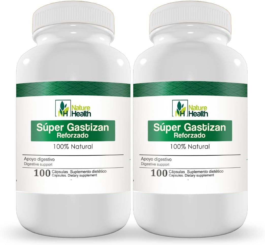 Nature Health Super Gastrizan Digestive Support Capsules with Inca Muña, Cat's Claw, Peppermint, Culen, Rosemary, and Chamomile - görsel 5