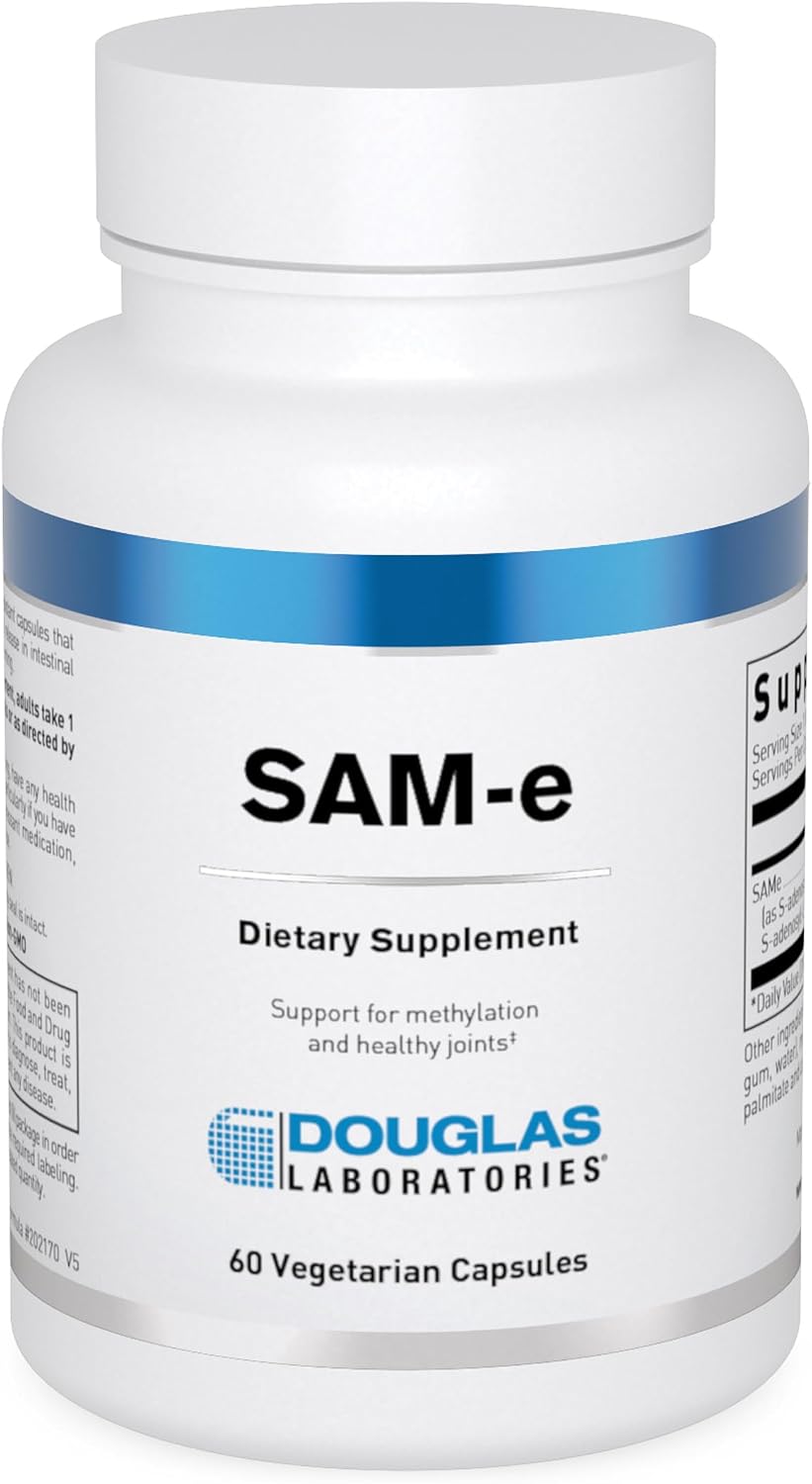 Douglas Laboratories SAM-e – Joint, Liver & Neurotransmitter Support – 60 Capsules - görsel 1