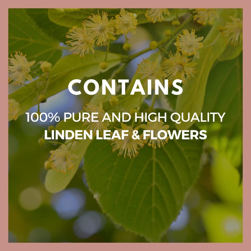 Linden Leaf & Flowers | 1,000 mg, 60 Vegan Capsules Herbal Supplement | Two Month Supply - görsel 4