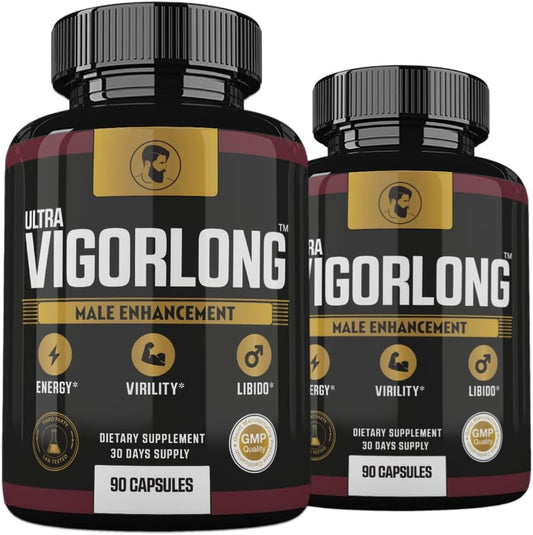 (2 Pack) Ultra VigorLong Supplement Advanced – Energy support: Certain nutrients and botanicals help with cellular – Image 1