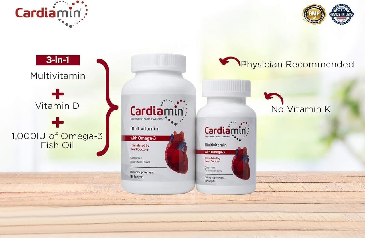 Cardiamin General Well-being Multivitamins 60 Softgels - görsel 2