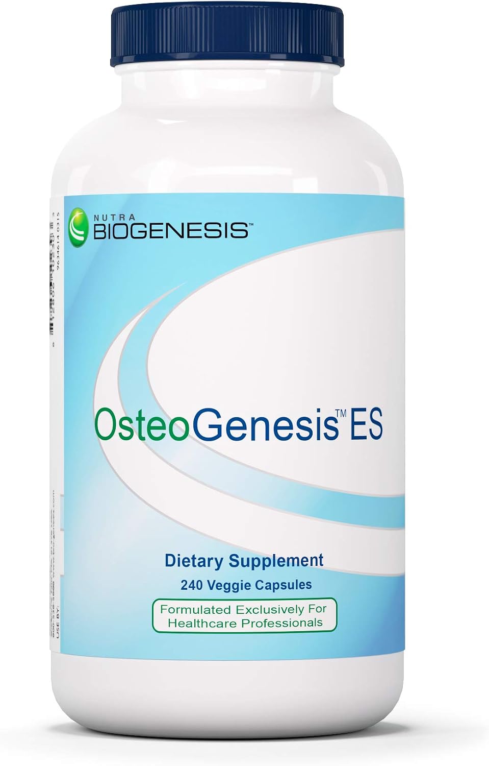 Nutra BioGenesis Osteogenesis - Bone Health Supplement with Vitamin D3, K2, Calcium, Magnesium, Zinc, Boron & Silica - 240 Veggie Capsules - görsel 1