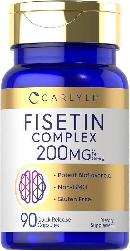 Carlyle Fisetin Complex Supplement – 90 Capsules