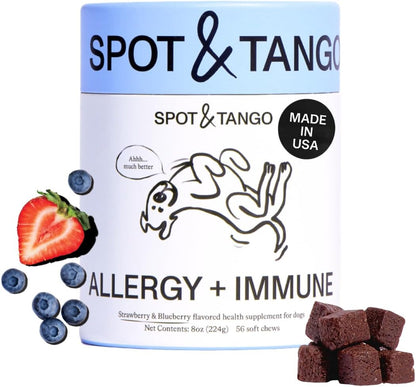 Spot & Tango Probiotics Supplements for Dogs - Vet-Approved for Healthy Digestion and Balanced Gut - Pumpkin, Turmeric, – Image 8