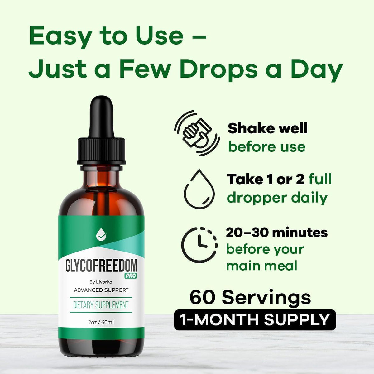 (3-Pack) GlycoFreedom Drops - Advanced – Supports a Healthy Routine: Easy to integrate, helping you stay on track – Image 4