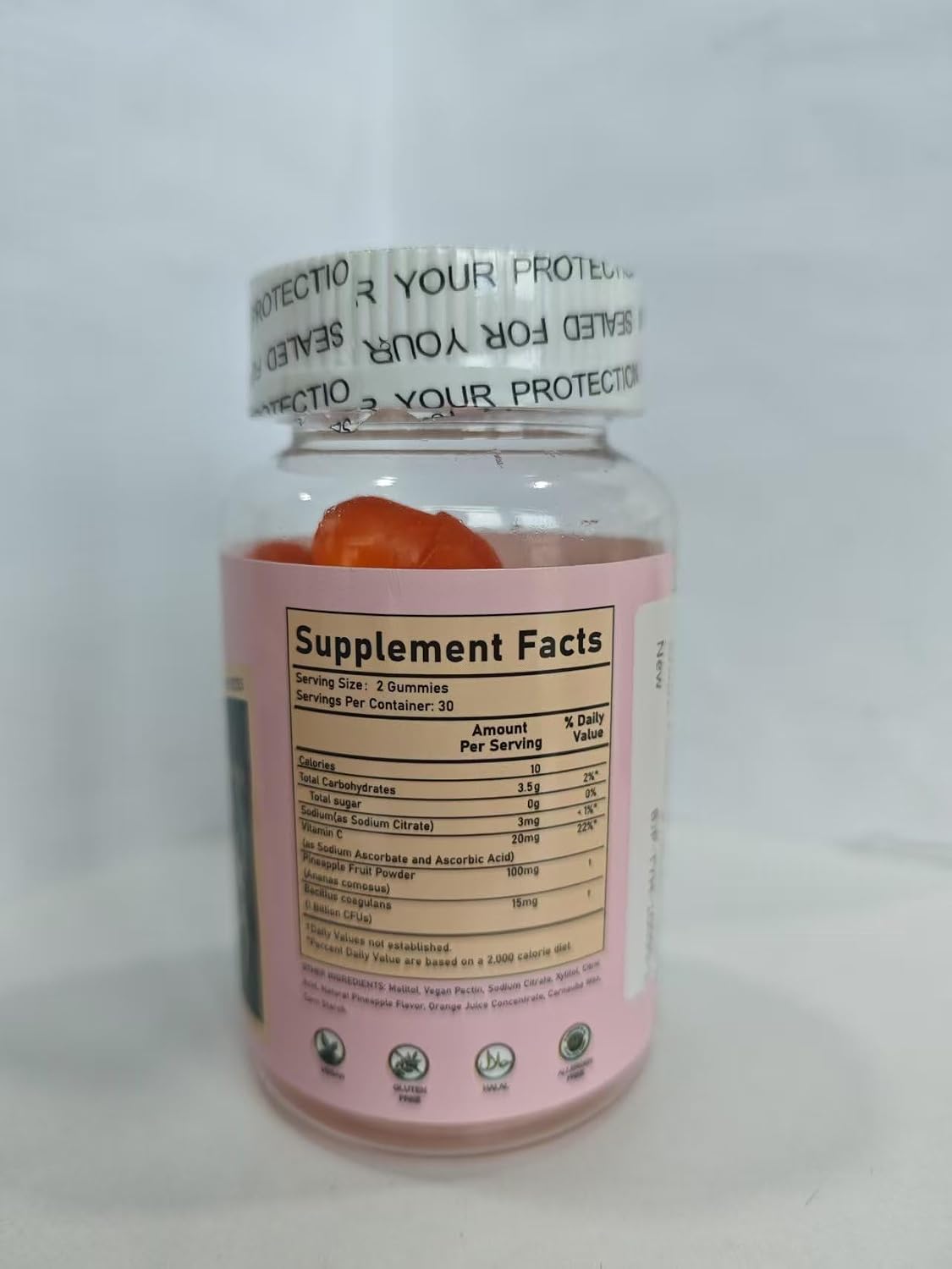 SUWENY Pineapple Gummies for Women's – – Convenience: With a pleasant pineapple flavour and no sticky residue, – Image 8