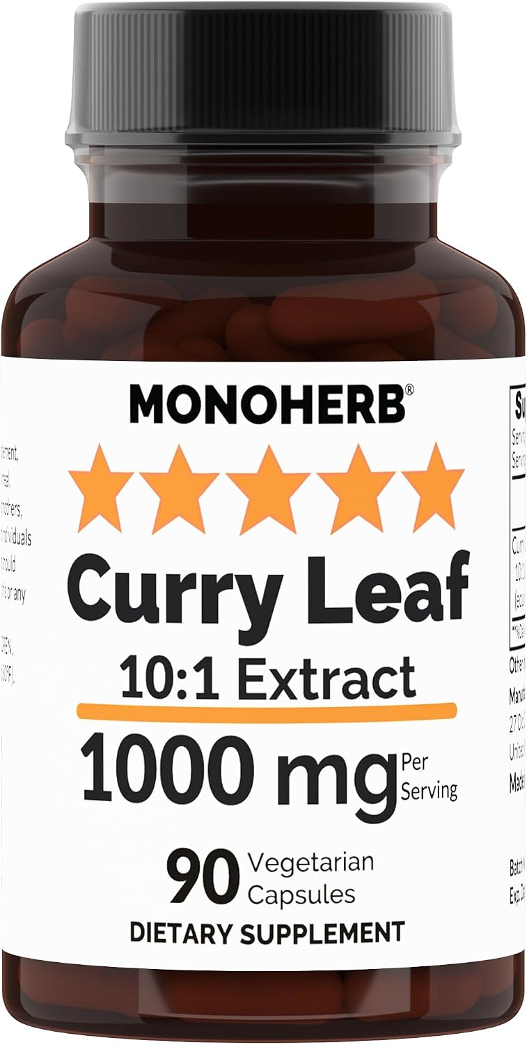 Curry Leaf 10:1 Extract - 1000 mg per Serve - 45 Serves per Bottle - görsel 1