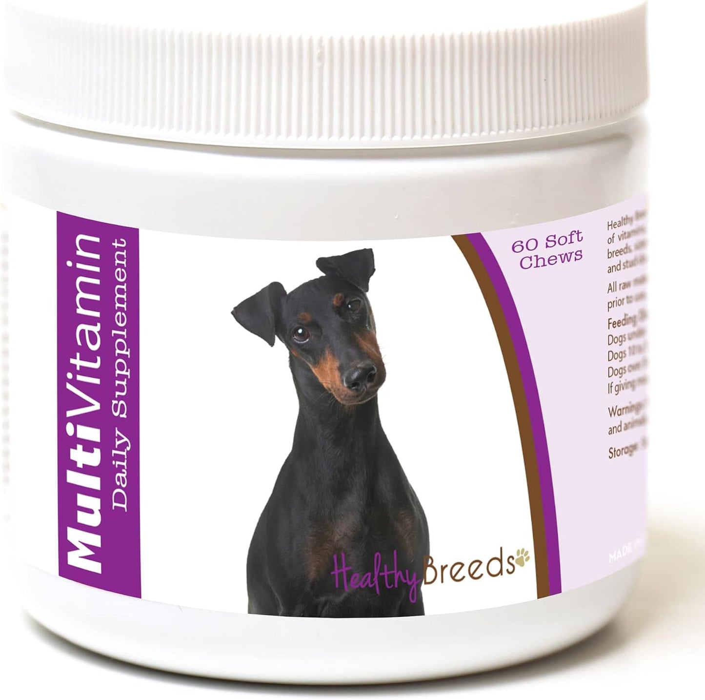 Healthy Breeds Manchester Terrier Multivitamin Soft Chews 60 Count - görsel 1