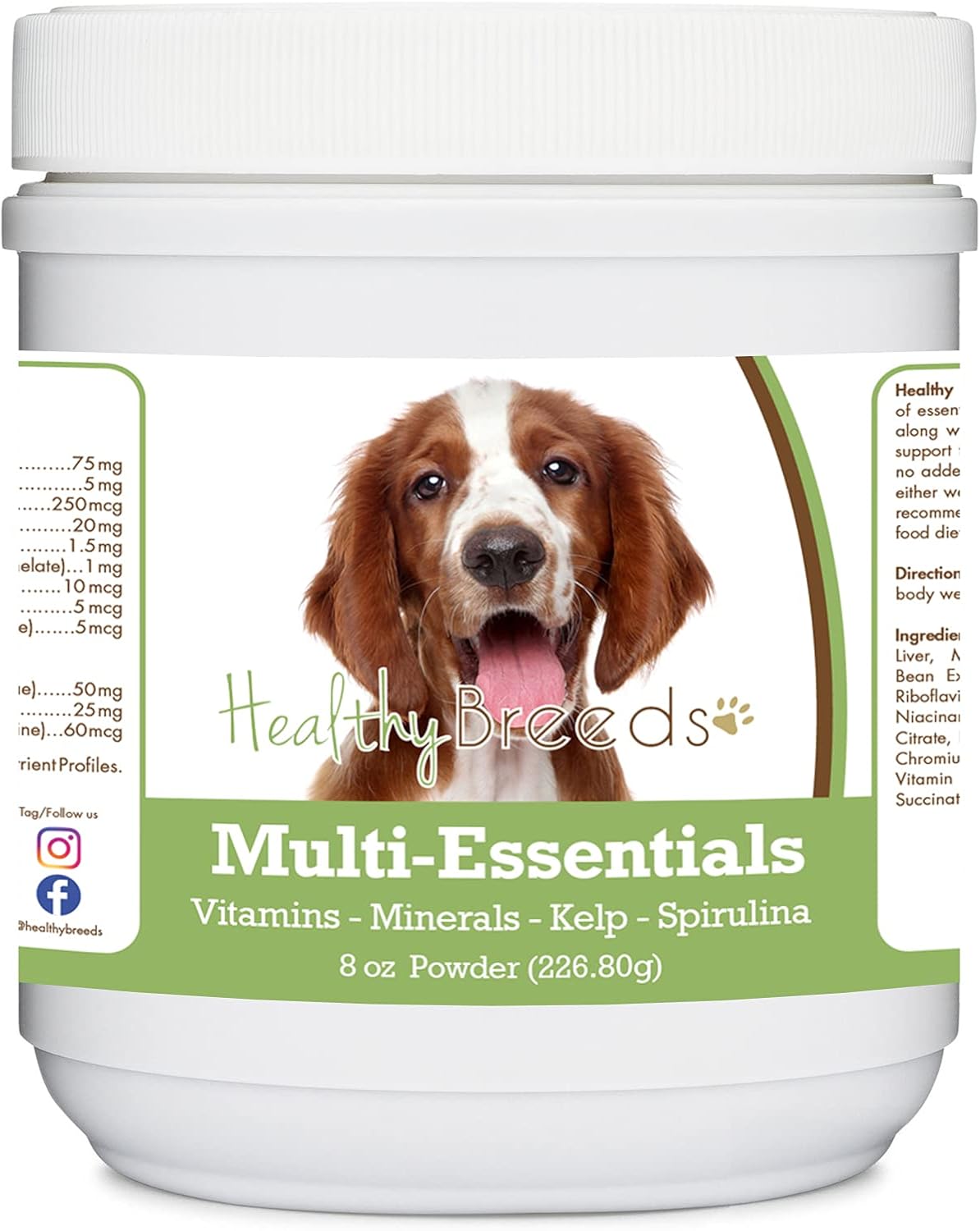 Healthy Breeds Welsh Springer Spaniel Multi-Essentials Powder for Dogs - 227 g - görsel 1